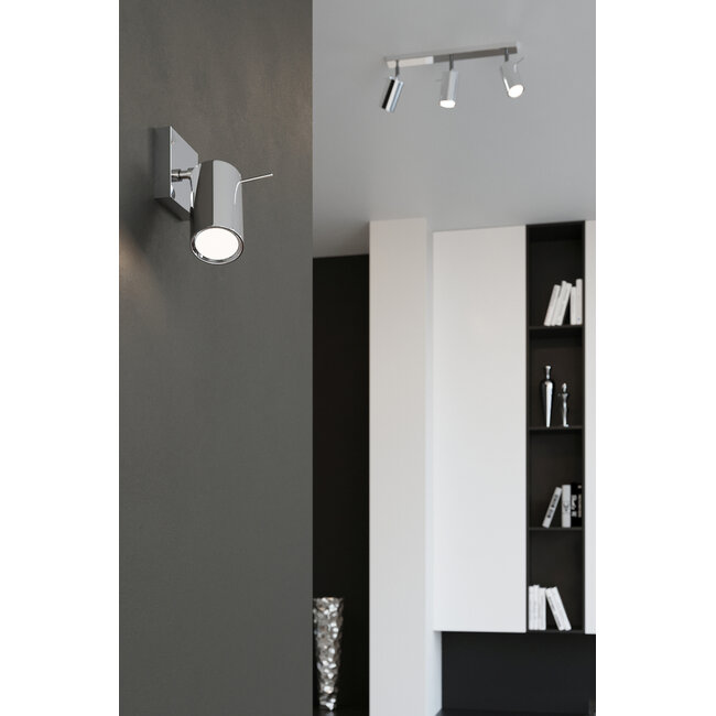 LED Deckenspot Chrom RING - 2 x GU10 Fassung - exkl. LED's