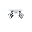 LED Deckenspot Chrom RING - 4 x GU10 Fassung - exkl. LED's