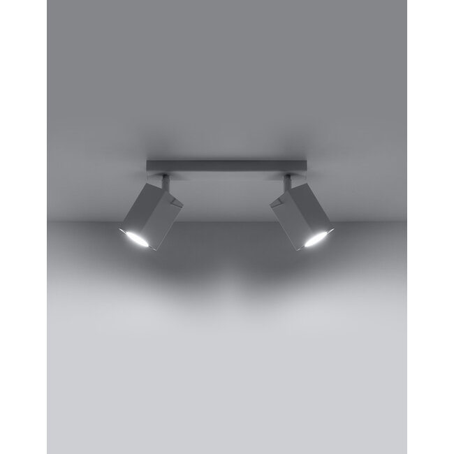 LED Deckenspot Weiß MERIDA - 2 x GU10 Fassung - exkl. LED's