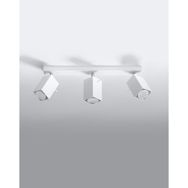 LED Deckenspot Weiß MERIDA - 3 x GU10 Fassung - exkl. LED's