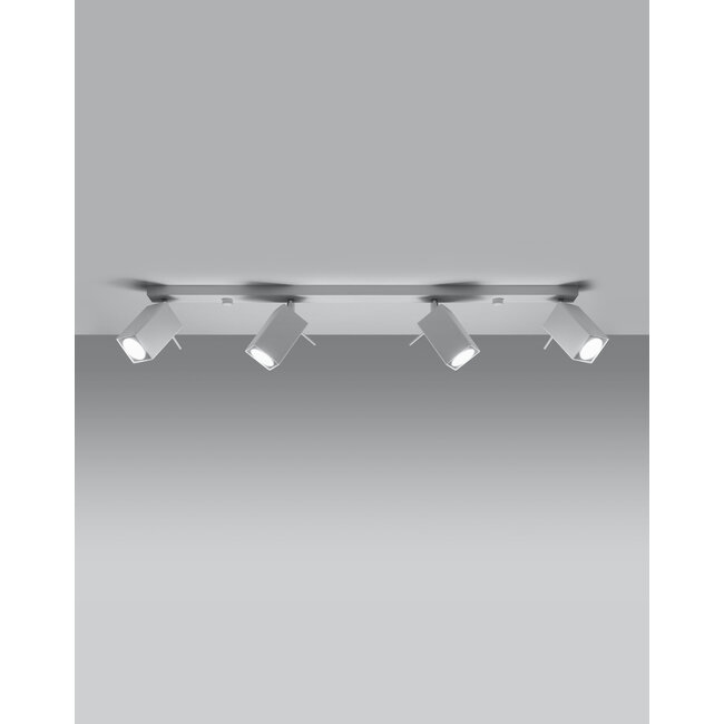 LED Deckenspot Weiß MERIDA - 4 x GU10 Fassung - exkl. LED's