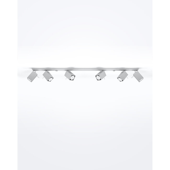 LED Deckenspot Grau MERIDA -6 x GU10 Fassung - exkl. LED's