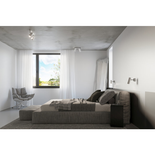 LED Deckenspot Weiß DIREZIONE - 2 x GU10 Fassung - exkl. LED's