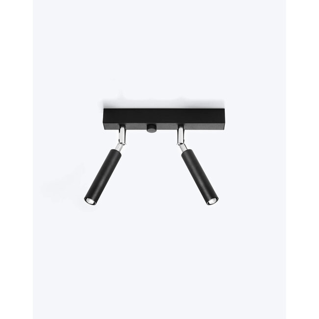 LED Deckenspot Schwarz Eyetech - 2 x G9 Fassung - exkl. LED's