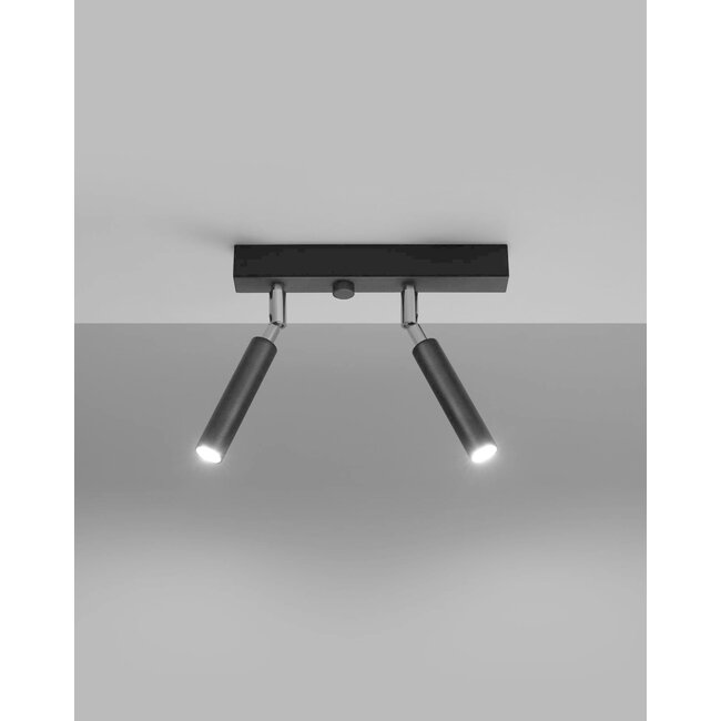 LED Deckenspot Schwarz Eyetech - 2 x G9 Fassung - exkl. LED's
