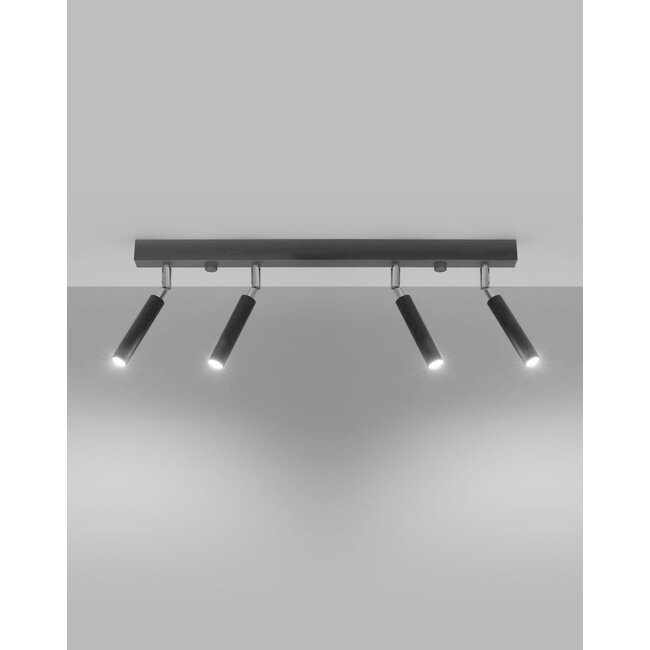 LED Deckenspot Schwarz Eyetech - 4 x G9 Fassung - exkl. LED's