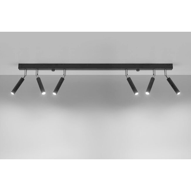 LED Deckenspot Schwarz Eyetech - 6 x G9 Fassung - exkl. LED's