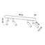 LED Deckenspot Weiß Eyetech - 4 x G9 Fassung - exkl. LED's