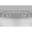 LED Deckenspot Weiß Eyetech - 6 x G9 Fassung - exkl. LED's