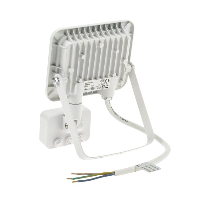 LED Strahler mit Sensor weiß - 20W IP44 - Lichtfarbe optional - 3 Jahre Garantie