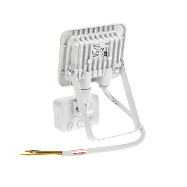 LED Strahler mit Sensor weiß - 10W IP44 - Lichtfarbe optional - 3 Jahre Garantie