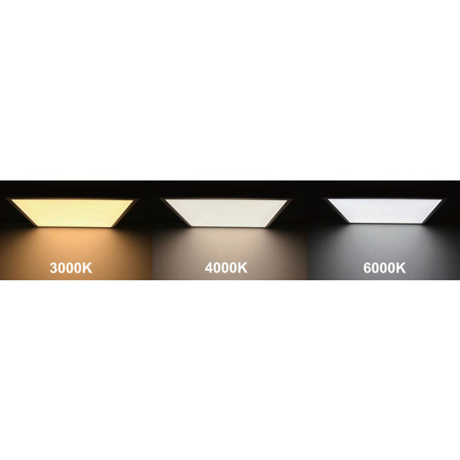 LED Panel 60x60cm - Lichtfarbe optional - 32W - 3200Lm - 3 Jahre Garantie