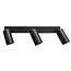 LED Deckenspot Bardo - 3x GU10 Fassung - Schwarz matt - exkl. LED Spots