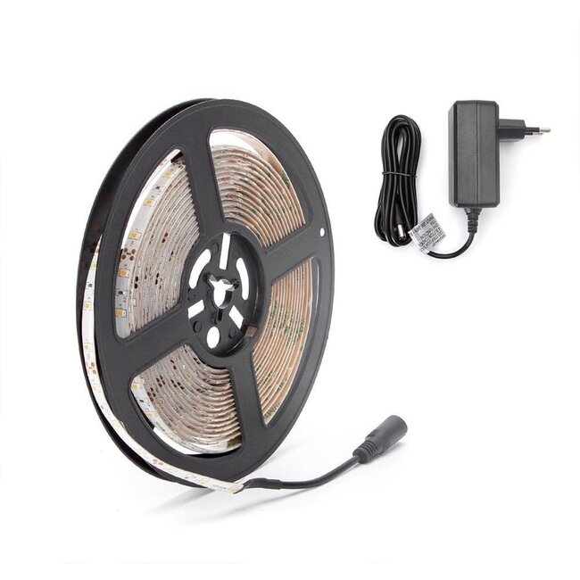 LED Leuchtband 5m 300 LED's 3000K 20W mit Anschlusstecker