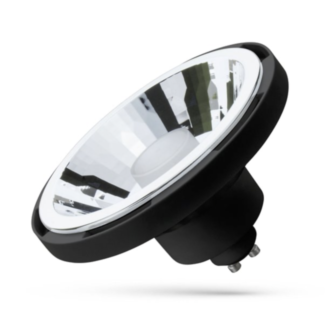 WLAN LED Deckenspot CHLOE - GU10 AR111 - CCT (3000K-6500K) - Schwarz rund