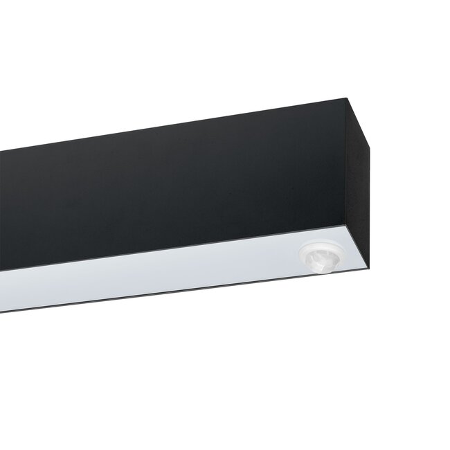LED Linear Design Pendelleuchte Schwarz inkl. Bewegungssensor - 112cm 36W 4000Lm