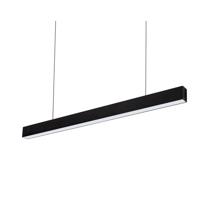 LED Linear Design Pendelleuchte Schwarz inkl. Bewegungssensor - 112cm 36W 4000Lm