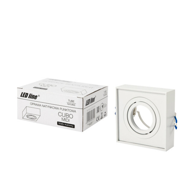 Einbaurahmen - Weiß - Sägegröße - 85mm - exkl. LED Spot