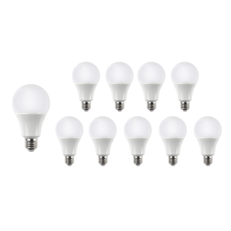 10er Vorteilspack - E27 LED Lampen - Type A60 - 11,5W entspricht 75-100W - Lichtfarbe optional