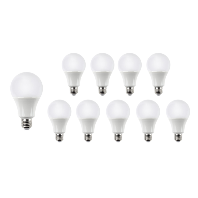10er Vorteilspack - E27 LED Lampen - Type A60 - 11,5W entspricht 75-100W - Lichtfarbe optional