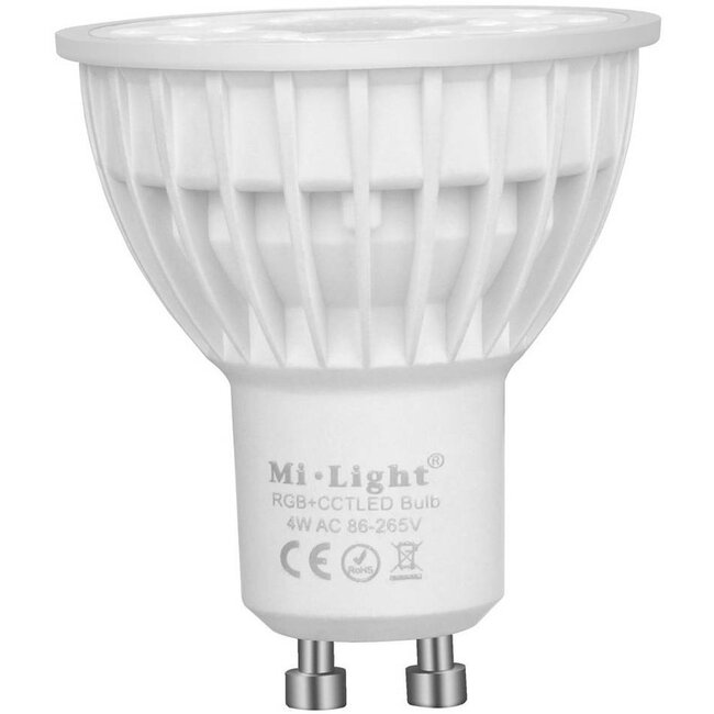 LED GU10 4W - RGB+CCT - per Mi-Light App steuerbar