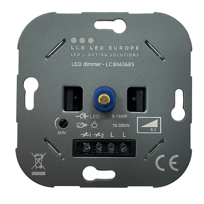 LED Dimmer 5-150W - Universal Phasenabschnitt - Komplettset