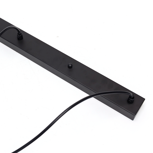 LED Pendelleuchte Retro Schwarz - 3 x E27 Fassung - 110cm hoch - exkl. LED's