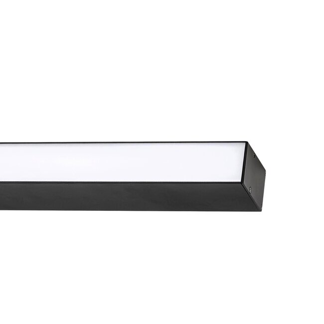 LED Pendelleuchte Schwarz - 4000K Neutralweiß - 72W - Up and down light - 168cm lang