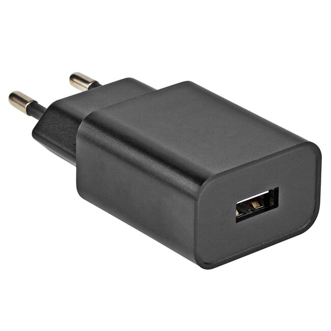 USB Adapter 5V Schwarz - 1A