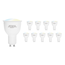 10er Vorteilspack - WLAN LED GU10 - 7W CCT - Aigosmart