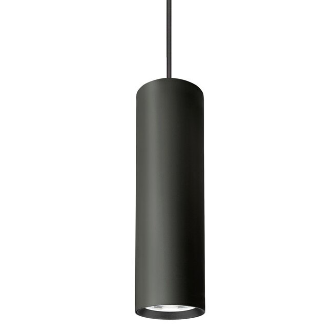 LED Pendelleuchte MADARA - 1x GU10 Fassung - Mattschwarz