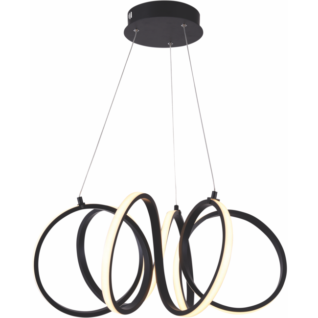 LED Pendelleuchte Raffinato Schwarz