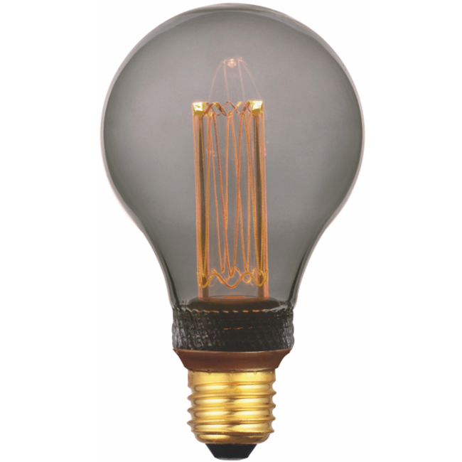 2,3W LED Lampe Rauch 7,5cm E27 1800K 3 Einstellungen