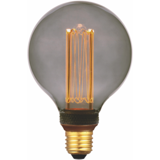 LED Lampe E27 - 5W - Rauch - 9,5cm - 2000K - 3 Einstellungen mit Erinnerungsfunktion