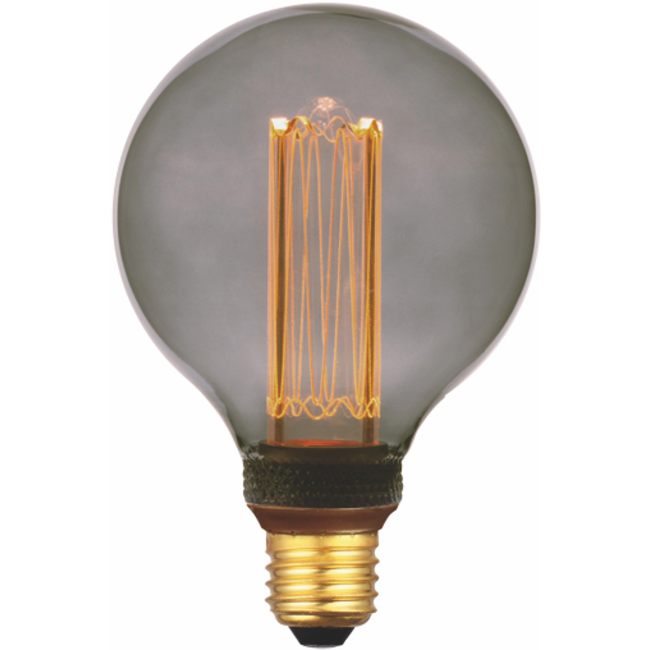 LED Lampe E27 - 5W - Rauch - 9,5cm - 2000K - 3 Einstellungen mit Erinnerungsfunktion