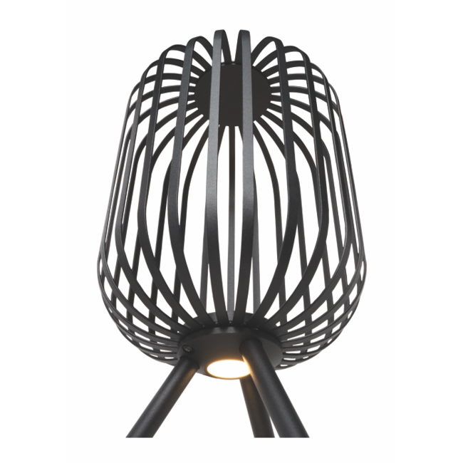 LED Tischleuchte PIOLO 55cm Schwarz