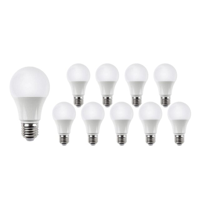 10er Vorteilspack LED Lampe - E27 Sockel - 15W entspricht 101W - 4000K Neutralweiß