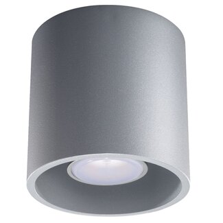 Deckenspot ORBIS 1 Grau - 1x GU10 Fassung - max. 40W - exkl. LED's