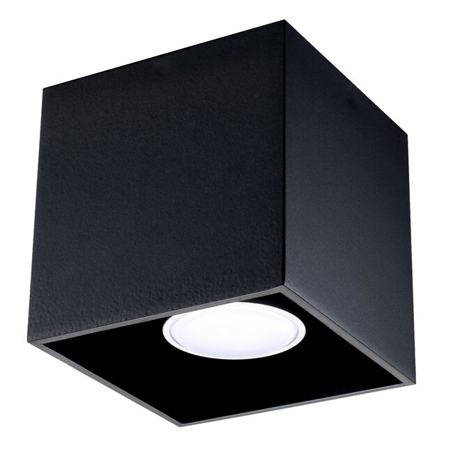 Deckenspot QUAD 1 Schwarz - 1x GU10 Fassung - max 40W - exkl. LED's