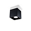 Deckenspot QUAD 1 Schwarz - 1x GU10 Fassung - max 40W - exkl. LED's