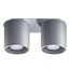 Deckenspot ORBIS 2 Grau - 2x GU10 Fassung - max. 2x40W - exkl. LED's