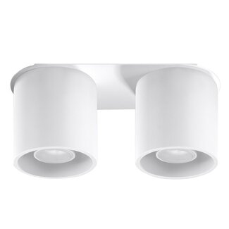 Deckenspot ORBIS 2 Weiß - 2x GU10 Fassung - max. 2x40W - exkl. LED's