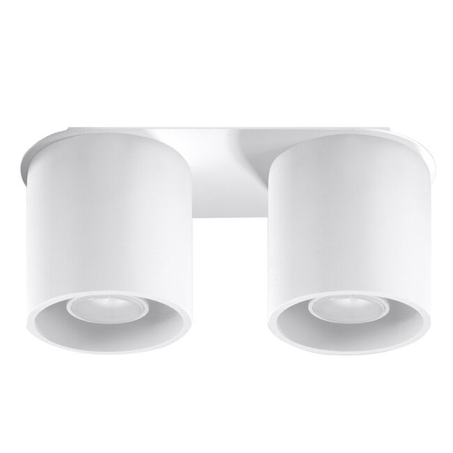Deckenspot ORBIS 2 Weiß - 2x GU10 Fassung - max. 2x40W - exkl. LED's