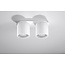 Deckenspot ORBIS 2 Weiß - 2x GU10 Fassung - max. 2x40W - exkl. LED's
