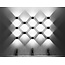 Wandleuchte QUAD 1 Grau - 1x GU10 Fassung - max. 40W - exkl. LED's