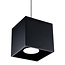 Hängeleuchte QUAD 1 Schwarz - 1x GU10 Fassung - max. 40W - exkl. LED's