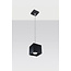 Hängeleuchte QUAD 1 Schwarz - 1x GU10 Fassung - max. 40W - exkl. LED's