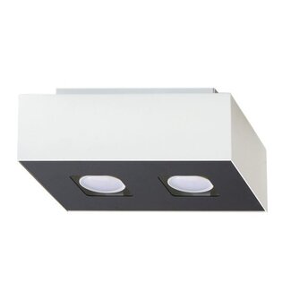 Deckenspot MONO 2 Weiß - 2x GU10 Fassung - max. 2x40W - exkl. LED's