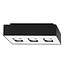 Deckenspot MONO 3 Schwarz - 3x GU10 Fassung - max. 3x40W - exkl. LED's