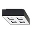 Deckenspot MONO 4 Schwarz - 4x GU10 Fassung - max. 4x40W - exkl. LED's